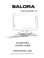 Preview for 57 page of Salora 22LED6105CD User Manual