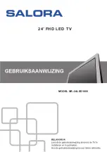 Preview for 1 page of Salora 24LED1600 User Manual