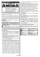 Preview for 3 page of Salora 49UHS3500 Operating Instructions Manual