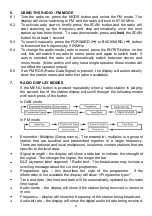 Preview for 8 page of Salora CR624DAB Instruction Manual