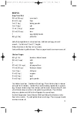 Preview for 9 page of Salton DF-1114 Instruction Booklet