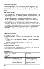 Preview for 10 page of Salton ID1880 Instruction Booklet