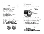 Preview for 6 page of Salton WALKMILL Owners And Operation Manual