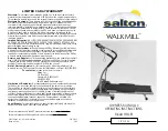 Preview for 20 page of Salton WALKMILL Owners And Operation Manual