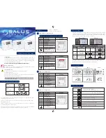 Salus EP110 Installer Manual And Quick Manual preview