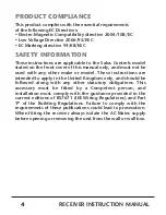 Preview for 4 page of Salus RXRT505 Instruction Manual