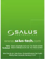 Preview for 28 page of Salus RXRT505 Instruction Manual