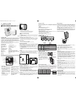 Salus T105RF Manual preview