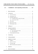 Preview for 3 page of Salvis Marmite 800 Plus Installation And Operating Instruction