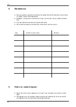 Preview for 38 page of Salvis Marmite 800 Plus Installation And Operating Instruction