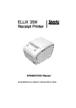 Sam4s ELLIX 35III Operator'S Manual preview