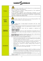 Preview for 6 page of SAMES KREMLIN 135756113 Translation From The Original Manual