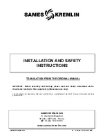 Preview for 5 page of SAMES KREMLIN ASC Series Manual