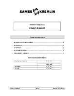 Preview for 46 page of SAMES KREMLIN Cyclomix Micro User Manual