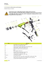 Preview for 38 page of SAMES KREMLIN Nanogun+ Airmix Instruction Manual