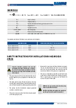 Preview for 24 page of Samoa Larius GHIBLI 10:1 Operating And Maintenance Manual