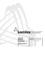 SamplexPower SAM-100-12 Owner'S Manual preview