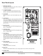 Preview for 8 page of Samson AURO D415 Owner'S Manual