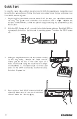 Preview for 10 page of Samson CONCERT 99 Owner'S Manual