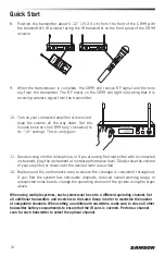 Preview for 12 page of Samson CONCERT 99 Owner'S Manual