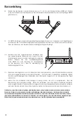 Preview for 44 page of Samson CONCERT 99 Owner'S Manual