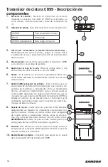 Preview for 56 page of Samson CONCERT 99 Owner'S Manual