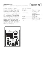 Preview for 2 page of Samson Resolv A6 Specification Sheet