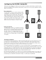 Preview for 12 page of Samson RSX110 Owner'S Manual