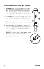 Preview for 8 page of Samson Stage 266: Dual Handheld Wireless System Owner'S Manual