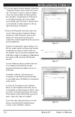 Preview for 19 page of Samson STUDIOGT Owner'S Manual