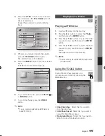 Preview for 49 page of Samsung 01942G-BD-C6300-XAC-0823 User Manual