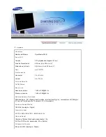 Preview for 69 page of Samsung 204B - SyncMaster - 20.1" LCD Monitor (Spanish) Manual Del Usuario