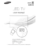 Samsung 6100 Series User Manual preview