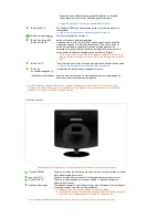 Preview for 21 page of Samsung 732N - LCD Analog Display Manual Del Usuario