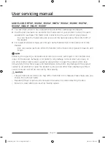 Preview for 1 page of Samsung 8806090805882 User Servicing Manual