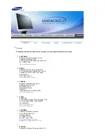 Preview for 47 page of Samsung 914V - SyncMaster 19 Inch LCD Monitor Owner'S Manual