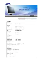 Preview for 49 page of Samsung 914V - SyncMaster 19 Inch LCD Monitor (Spanish) Manual Del Usuario