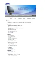 Preview for 50 page of Samsung 916V - SyncMaster - 19" LCD Monitor User Manual