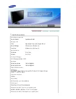 Preview for 39 page of Samsung 920NW - SyncMaster - 19" LCD Monitor Manuel