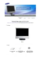 Preview for 11 page of Samsung 940MW - SyncMaster - 19" LCD Monitor Manuel D'Utilisation