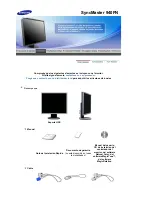 Preview for 11 page of Samsung 940T - SyncMaster - 19" LCD Monitor Manual Del Usuario