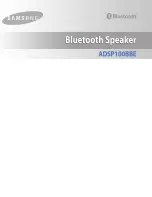 Samsung ADSP100BBE User Manual preview