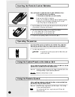 Preview for 8 page of Samsung APH523QF Owner'S Instructions Manual