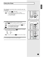 Preview for 13 page of Samsung AS07S8GB Owner'S Instructions Manual