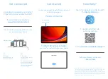 Preview for 2 page of Samsung AT&T Galaxy Tab S9+ 5G Quick Start Manual