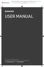 Samsung AU7170 User Manual preview