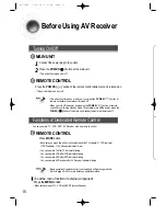 Preview for 17 page of Samsung AV-R700 Instruction Manual