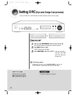 Preview for 23 page of Samsung AV-R700 Instruction Manual