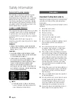 Preview for 4 page of Samsung BD-C6500 User Manual