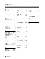 Preview for 62 page of Samsung BD-C6500 User Manual